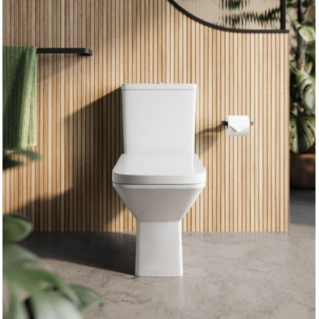 Amara Pateley Rimless Open Back WC with Cistern & Soft Close Seat Pack