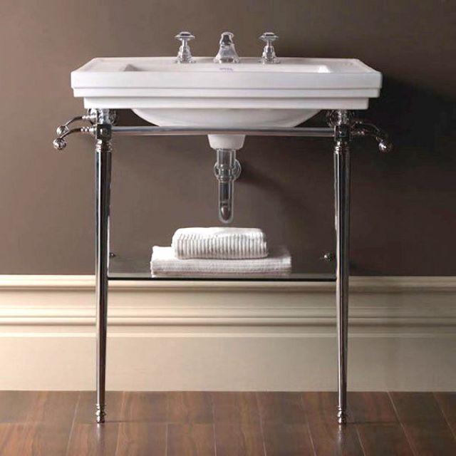 Imperial Large Basin Stand with Astoria Deco Basin