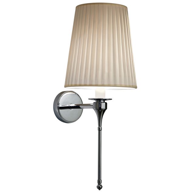 Imperial Pendant Light with Cream Pleated Shade - ZXLP1011100C