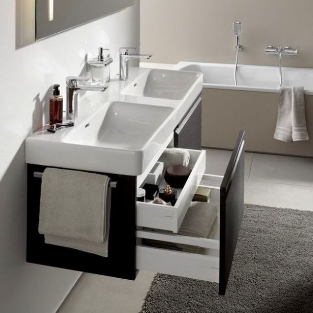 Laufen PRO S Double Basin Vanity Unit with 2 Drawers