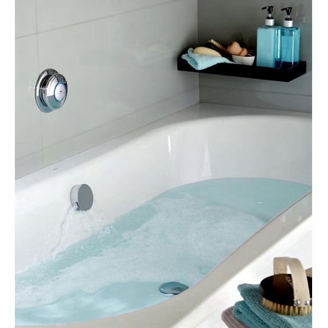 Aqualisa Quartz Smart Bath Filler with Digital Control - QZDA2BTX18