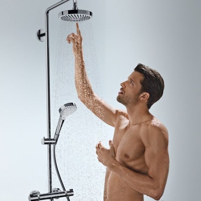 Hansgrohe Croma Select S 180 2jet Showerpipe Set - 27254400