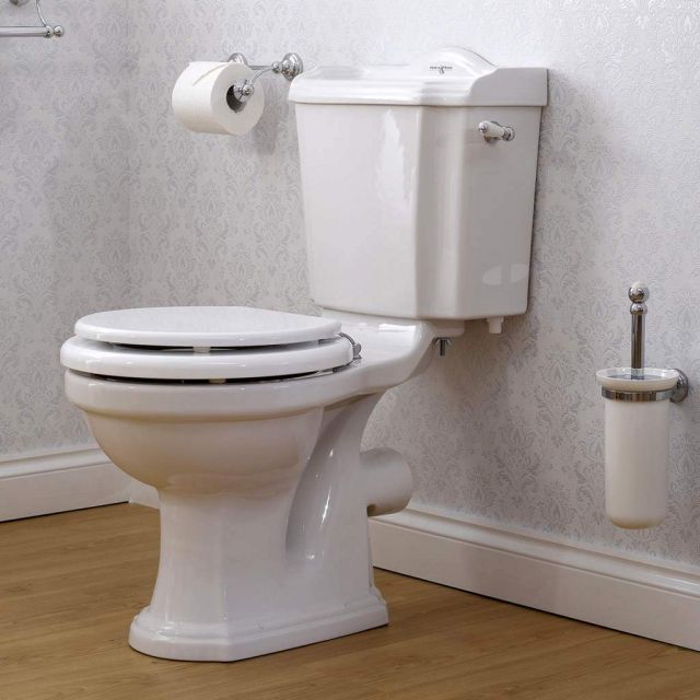 Perrin and Rowe Edwardian Close Coupled Toilet - 2905
