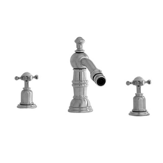Perrin and Rowe Traditional 3 Hole Bidet Mixer Tap with Country Spout