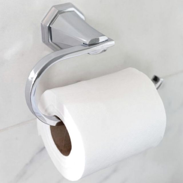 Perrin and Rowe Deco Toilet Roll Holder - 6148CP