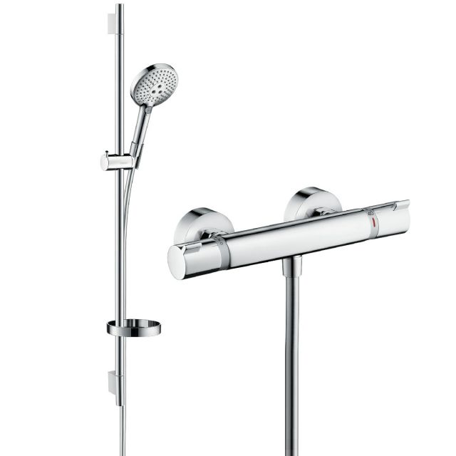 Hansgrohe Round Raindance Select Shower Kit with Exposed Valve - 88101038